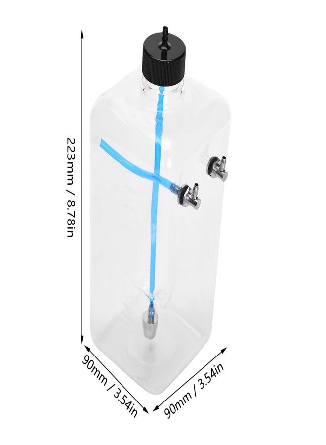 CHEOTIME RC Fuel Tank, Fuel Bottle for RC Airplane Model Transparent Plastic Fuel Tank for for Remote Control Model Fuel Tank Remote Control Model Accessory(1500ml(150-200cc)) - Image 2